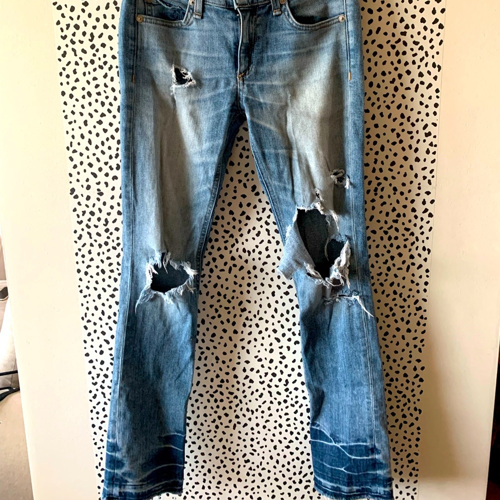 Rag and Bone Distressed Jeans—25